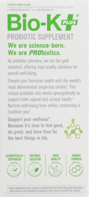 Bio K Probiotics Daily Care Women's Health Capsules 30ea - 30 EA - Image 4