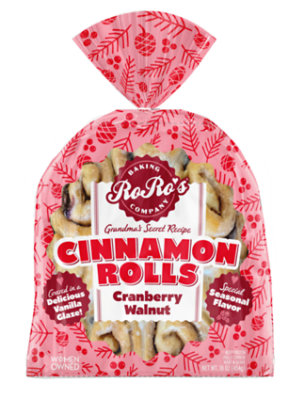 Roros Cranberry Walnut Cinnamon Rolls 16 Oz - 16 OZ - Image 1