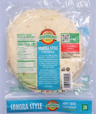 Guerrero Sonora Style Flour Soft Taco - 20 CT - Image 6