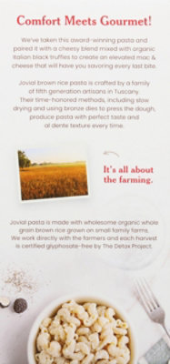 Jovial Organic Gf Mac & Cheese Truffle 6oz - 6 OZ - Image 6