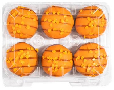 Ct Bakery Mini Pumpkin Pie Donuts 6 Count - 12.27OZ - Image 1