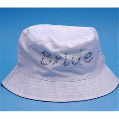 PartyPros - Bride and Just Married Reversible Beach Hat in White - Image 1