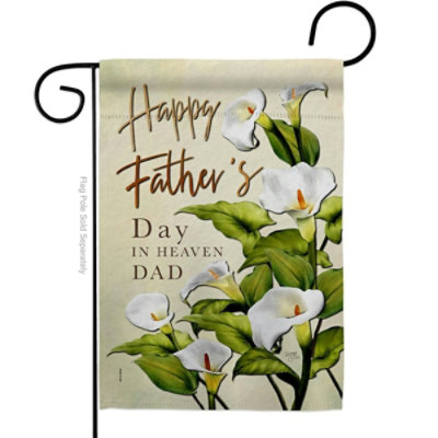 Breeze Decor - G165241-BO Fathers Day In Heaven Family Father 13 x 18.5 in. Double-Sided Decorative Vertical Garden Flags for House Decoration Banner Yard Gift - Image 1
