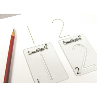 School-Rite - School Rite Giant Alphabet Templates, Numbers 0-9 - Image 1