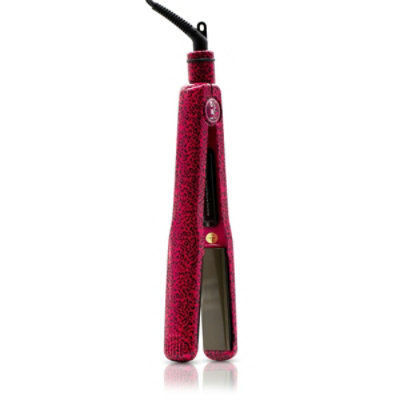 ISO Beauty - Omega 1.5 TItanium-Plated Hair Straightener - Hot Pink Leopard - Image 1
