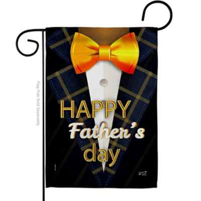 Angeleno Heritage - G135502-BO Suited Up Fathers Day Family Father  Double-Sided Decorative Vertical Garden Flags for House Decoration Banner Yard Gift - Image 1