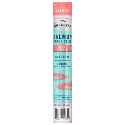 Salmon Snack Stick Beechwood Smoked - OZ - Image 2