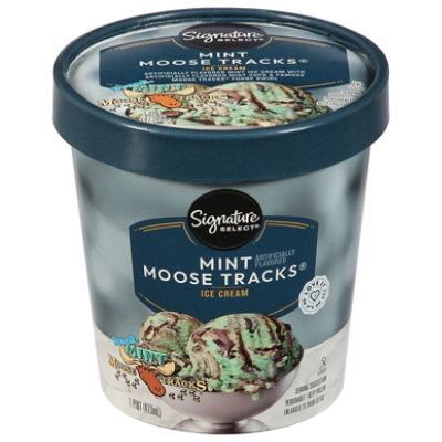 Signature Select Ice Cream Mint Moose Tracks 1 Pt - 1 PT - Image 2