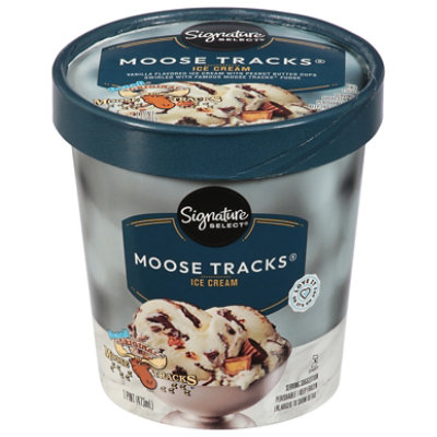 Signature Select Ice Cream Moose Tracks 1 Pt - 1 PT