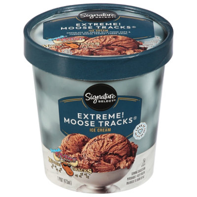 Signature Select Ice Cream Extreme Moose Tracks 1 Pt - 1 PT - Image 2