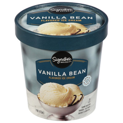 Signature Select Ice Cream Vanilla Bean 1 Pt - 1 PT - Image 2