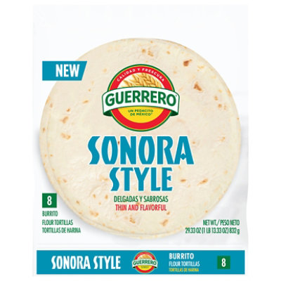 Guerrero Sonora Style Flour Burrito - 8 CT - Image 1