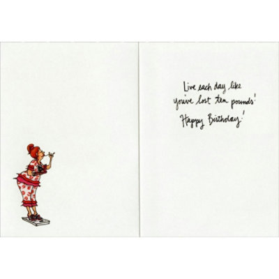 Secret to Enjoying Life Funny Birthday Card - Image 2