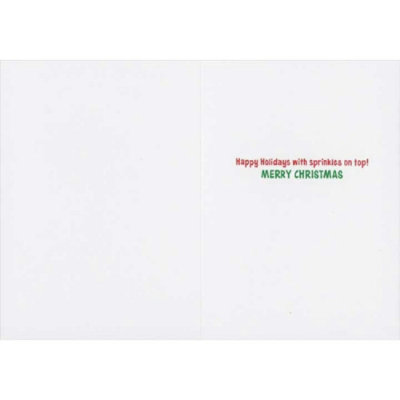 Dog with Red and White Checkered Oven Mitts and Tray of Cookies Pack of 10 Christmas Cards - Image 2