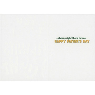 You Were Always Right: Yellow Letters on Dark Green Funny/Humorous Father's Day Card - Image 2