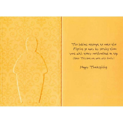 First Thanksgiving Humorous : Funny Thanksgiving Card - Image 2