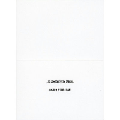 Gold Foil Vintage Saloon Text Father's Day Card - Image 2