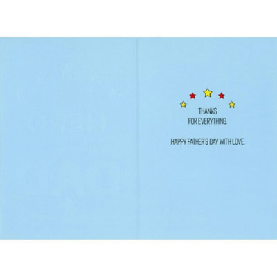 I Have a Hero Father's Day Card for Dad - Image 2