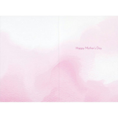 You Are The World: Large Pink Flower Mother's Day Card - Image 2