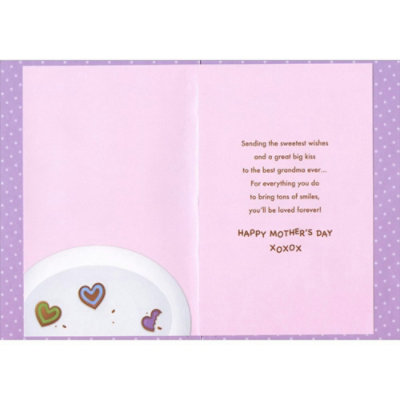 With Love Cookies: Grandma Mother's Day Card - Image 2