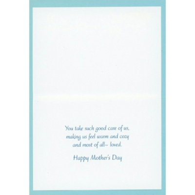 Couple on Beach : Wrapped in Quilt Mother's Day Card for Wife - Image 2