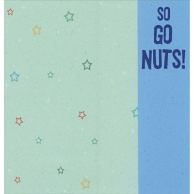 This Should Help You Celebrate: Squirrel in Blue Grad Cap Funny Money Holder / Gift Card Holder Graduation Congratulations Card - Image 3