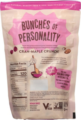 Uncle Crumbles Granola Cranberry Maple Crunch - 11 OZ - Image 8