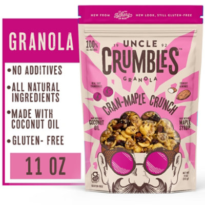 Uncle Crumbles Granola Cranberry Maple Crunch - 11 OZ - Image 2