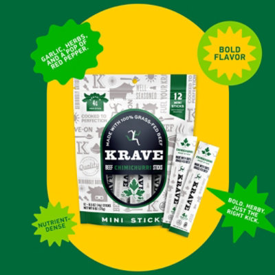 Krave Beef Stick Chimichurri 12ct - 12 CT - Image 4