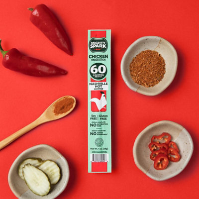 Mighty Spark Jerky Chicken Nashville Hot 4oz - 4 OZ - Image 5