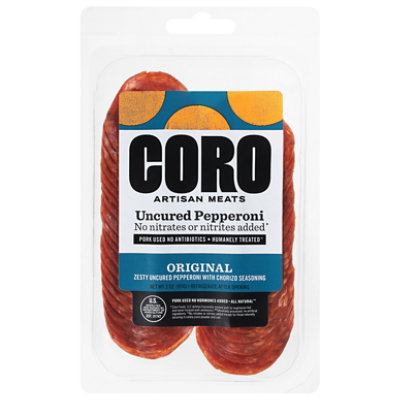 Coro Foods Pepperoni Uncured Sliced - 3 OZ - Image 2