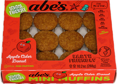 Abes Mini Muffins Apple Cider Donut Box 12 Pack - 10.2 OZ - Image 1