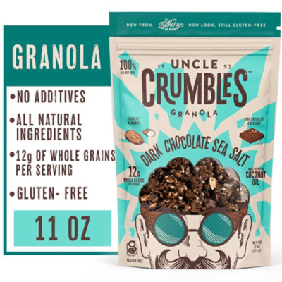 Uncle Crumbles Granola Dark Chocolate Sea Salt - 11 OZ - Image 2