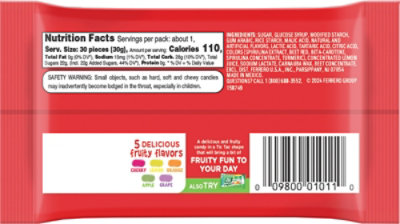 Tic Tac Chewy Sweet Fruit Adventure Flavored Chewy Candy 1.8oz - 1.8 OZ - Image 6