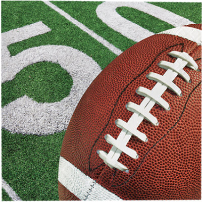 Signature Select Football Party Lunch Napkins - 16 Count - Image 1