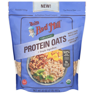 Bobs Red Mill Oats Og Protein Gluten Free 32oz - 32 OZ - Image 2