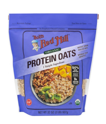 Bobs Red Mill Oats Og Protein Gluten Free 32oz - 32 OZ - Image 1
