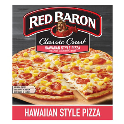Red Baron Hawaiian Style Classic Crust Frozen Pizza, 20.5 Oz - 20.5 OZ