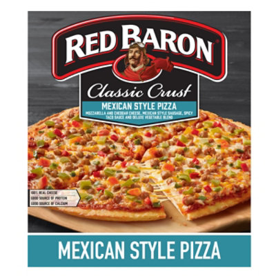 Red Baron Mexican Style Classic Crust Frozen Pizza 20.53 Oz - 20.53OZ - Image 1