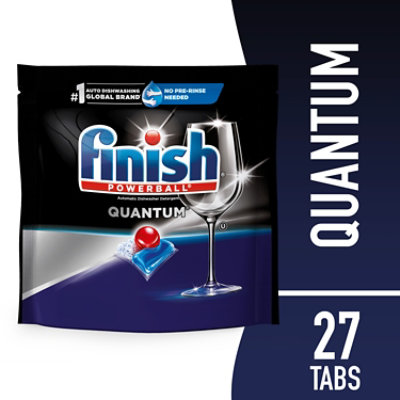 Finish Powerball Quantum Automatic Dishwasher Detergent - 27 Tabs - 27 CT - Image 1