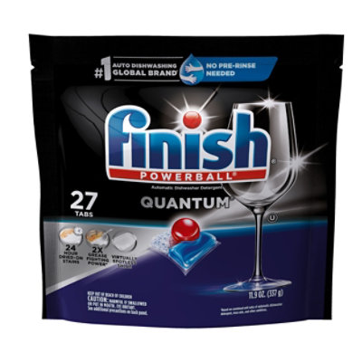 Finish Powerball Quantum Automatic Dishwasher Detergent - 27 Tabs - 27 CT - Image 2