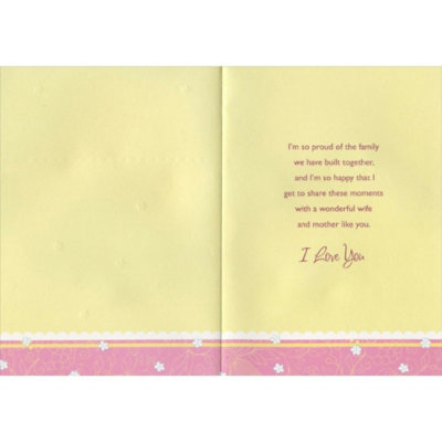 Love Birds with Gem Heart Handmade: Wife Designer Boutique Mother's Day Card. - Image 2