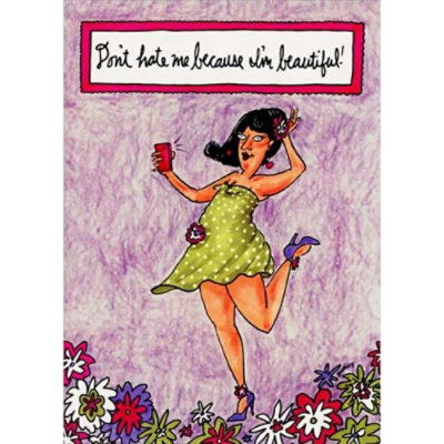 Woman Taking Selfie Funny 40th Birthday Card. - Image 1