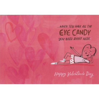 You Don't Need Chocolates: Hand Dropping Candy Box 3D Spring Motion Funny Valentine's Day Card for Wife. - Image 3