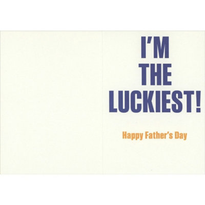 You're the Greatest : Fingers Pointing Father's Day Card for Dad. - Image 2