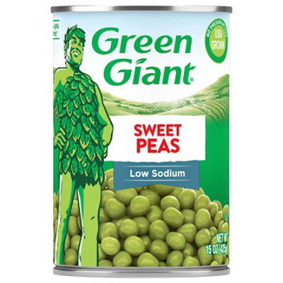 Green Giant Low Sodium Sweet Peas 15oz Can - 15 OZ - Image 3