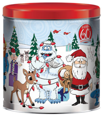 GiftPop Rudolph 60th Anniversary Popcorn Tin - 21 Oz. - Image 1