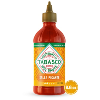 TABASCO Salsa Picante Vibrant & Mild Hot Sauce in Easy Squeeze Bottle - 8.6 Fl. Oz. - Image 1