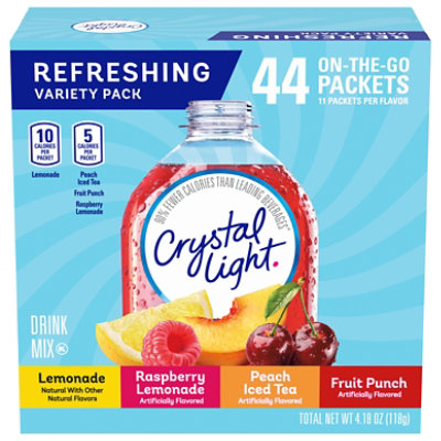 Crystal Light Refreshing Variety Pack, 44 Ct. On-the-go Packets - 4.18 OZ - Image 3