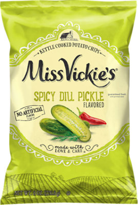 Miss Vickies Dill Pickle 8oz - 8 OZ - Image 1